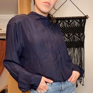Vintage Lauren and Jayne Silky Blouse